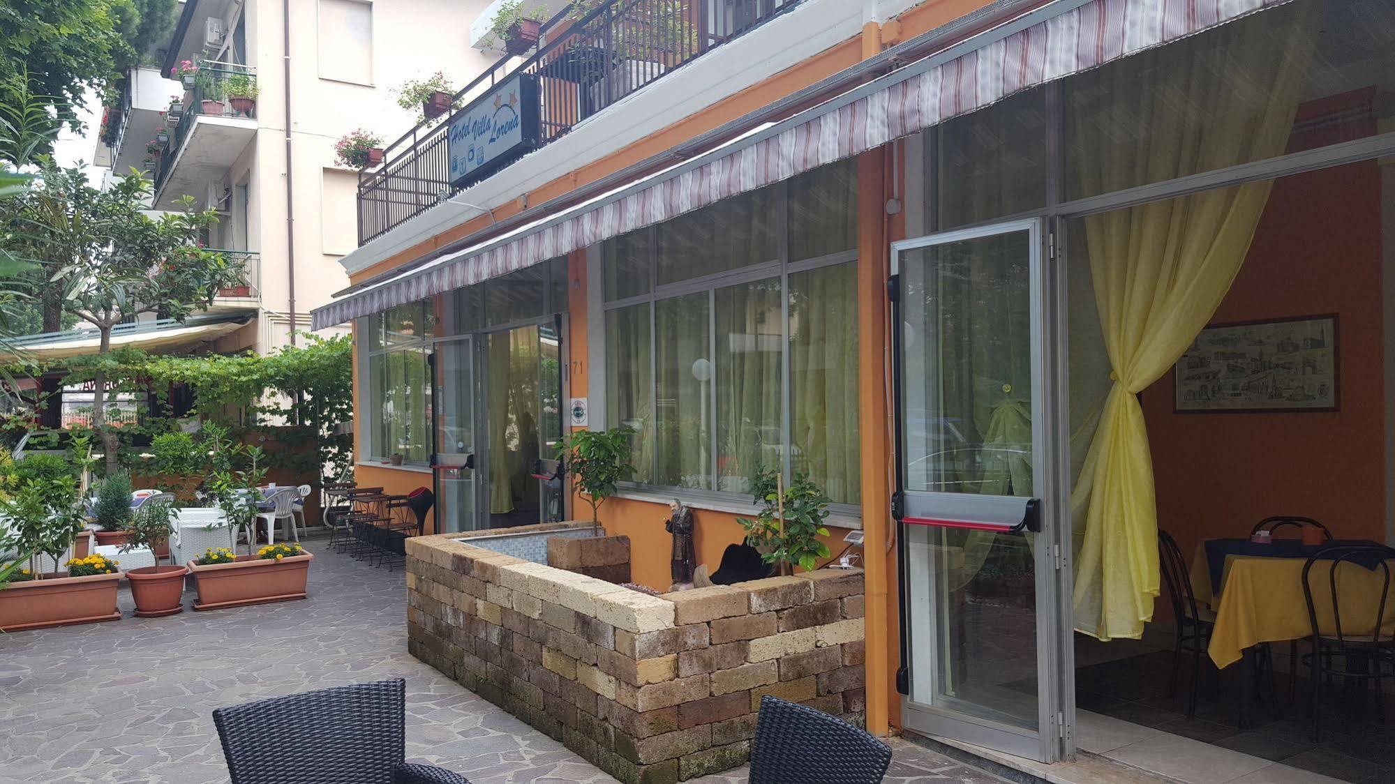 Hotel Villa Lorena Rimini Exterior foto